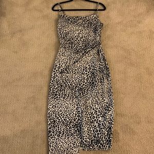 Formal Cheetah Maxi Dress. Size S.
